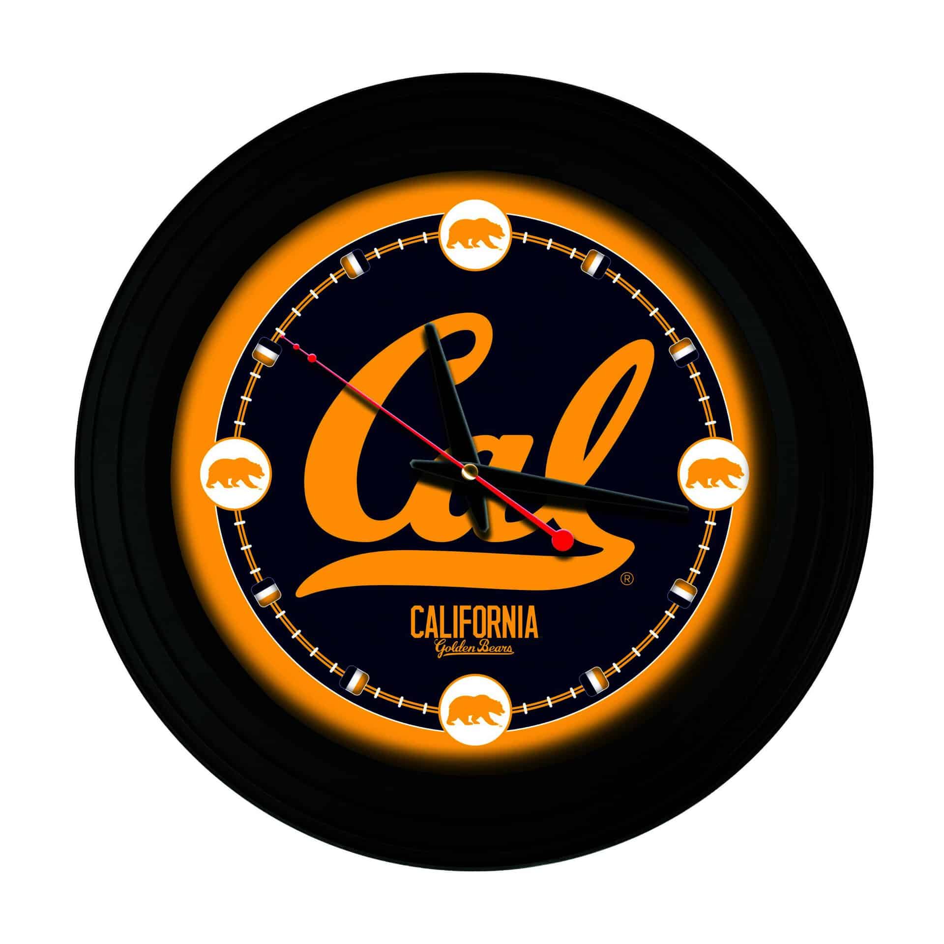 University of California 15-Inch Wall Clock in Black 3 University of California 15-Inch Wall Clock in Black