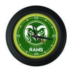 Colorado State University 15-Inch Wall Clock in Black