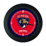 Florida Panthers 15-Inch Wall Clock in Black 3 Florida Panthers 15-Inch Wall Clock in Black