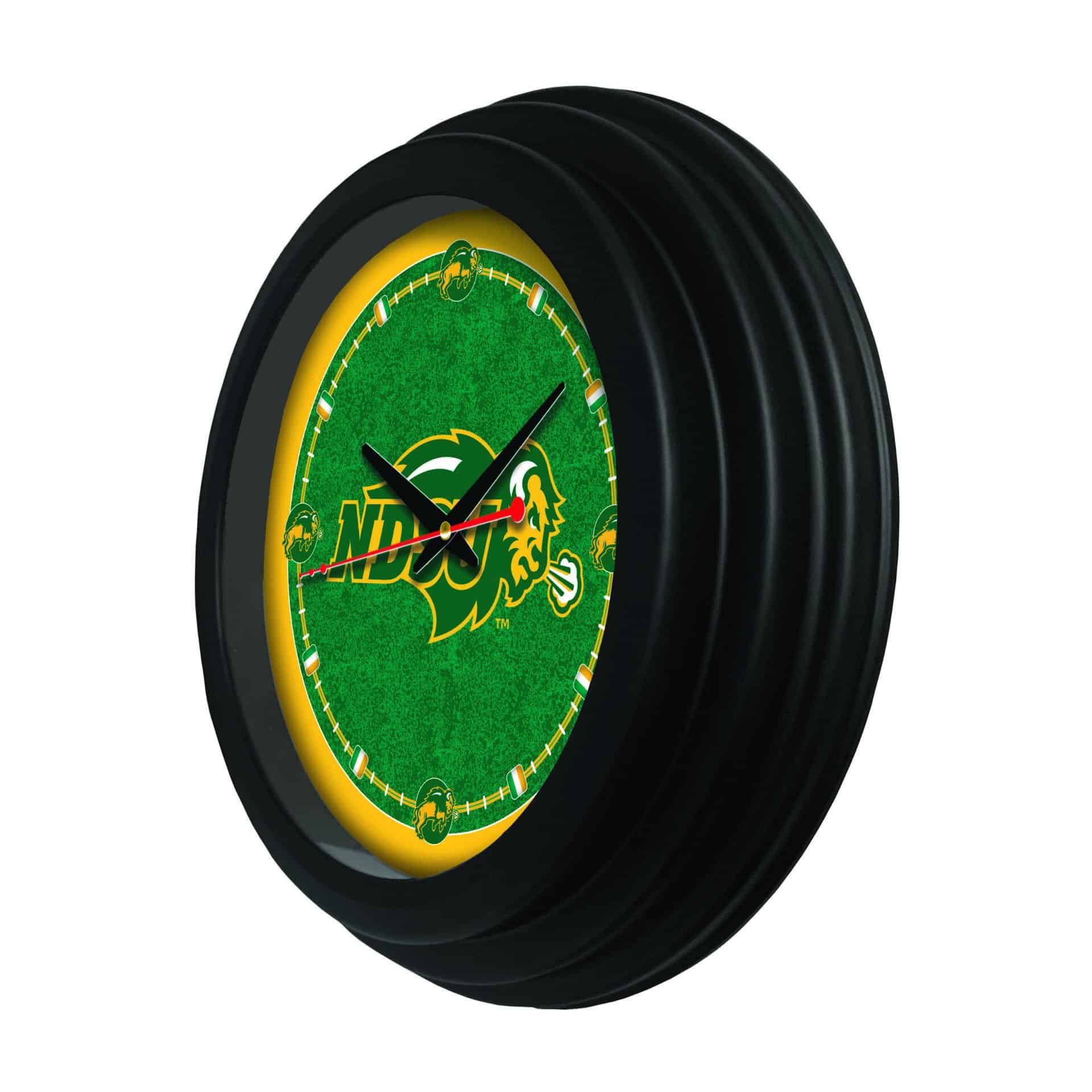 North Dakota State University 15-Inch Wall Clock in Black 2 North Dakota State University 15-Inch Wall Clock in Black - Image 2