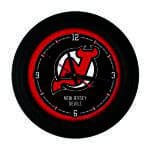 New Jersey Devils 15-Inch Wall Clock in Black 3 New Jersey Devils 15-Inch Wall Clock in Black