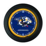 Nashville Predators 15-Inch Wall Clock in Black 3 Nashville Predators 15-Inch Wall Clock in Black