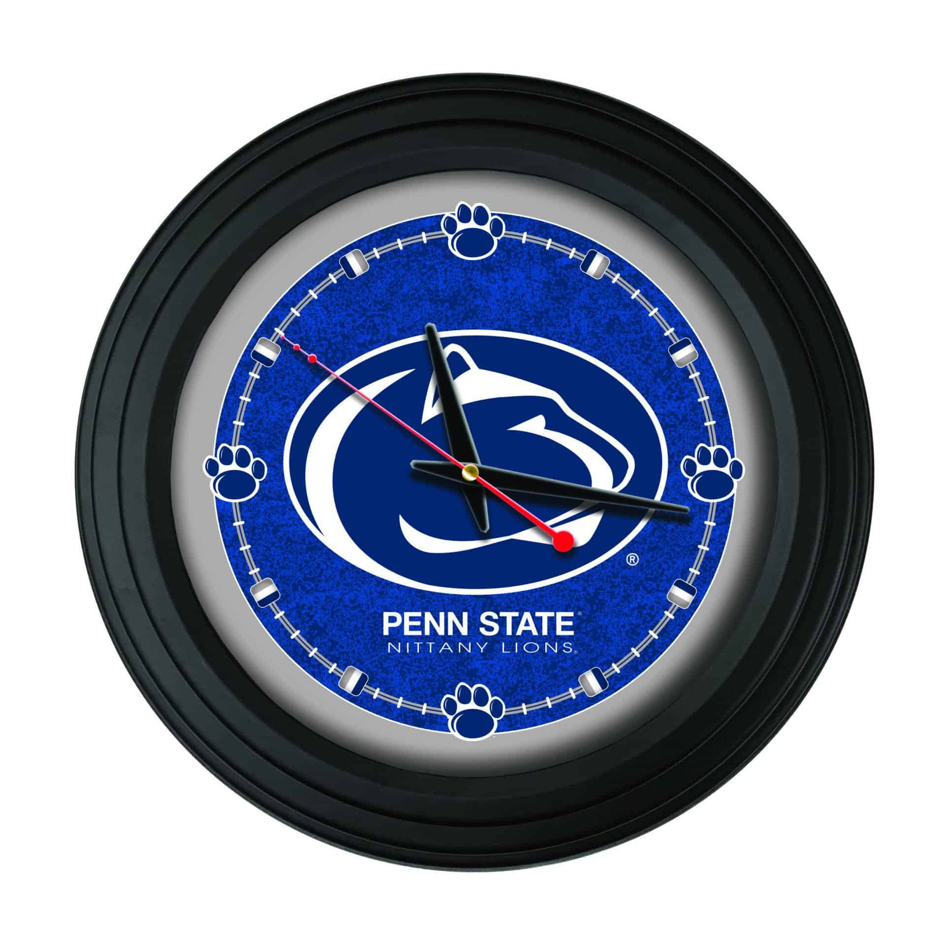 Pennsylvania State University 15-Inch Wall Clock in Black 1 Pennsylvania State University 15-Inch Wall Clock in Black