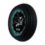 San Jose Sharks 15-Inch Wall Clock in Black 4 San Jose Sharks 15-Inch Wall Clock in Black