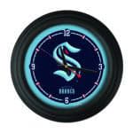 Seattle Kraken 15-Inch Wall Clock in Black 3 Seattle Kraken 15-Inch Wall Clock in Black