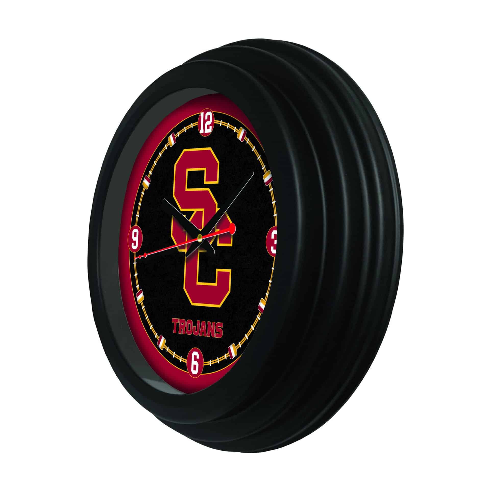 University of Southern California 15-Inch Wall Clock in Black 4 University of Southern California 15-Inch Wall Clock in Black