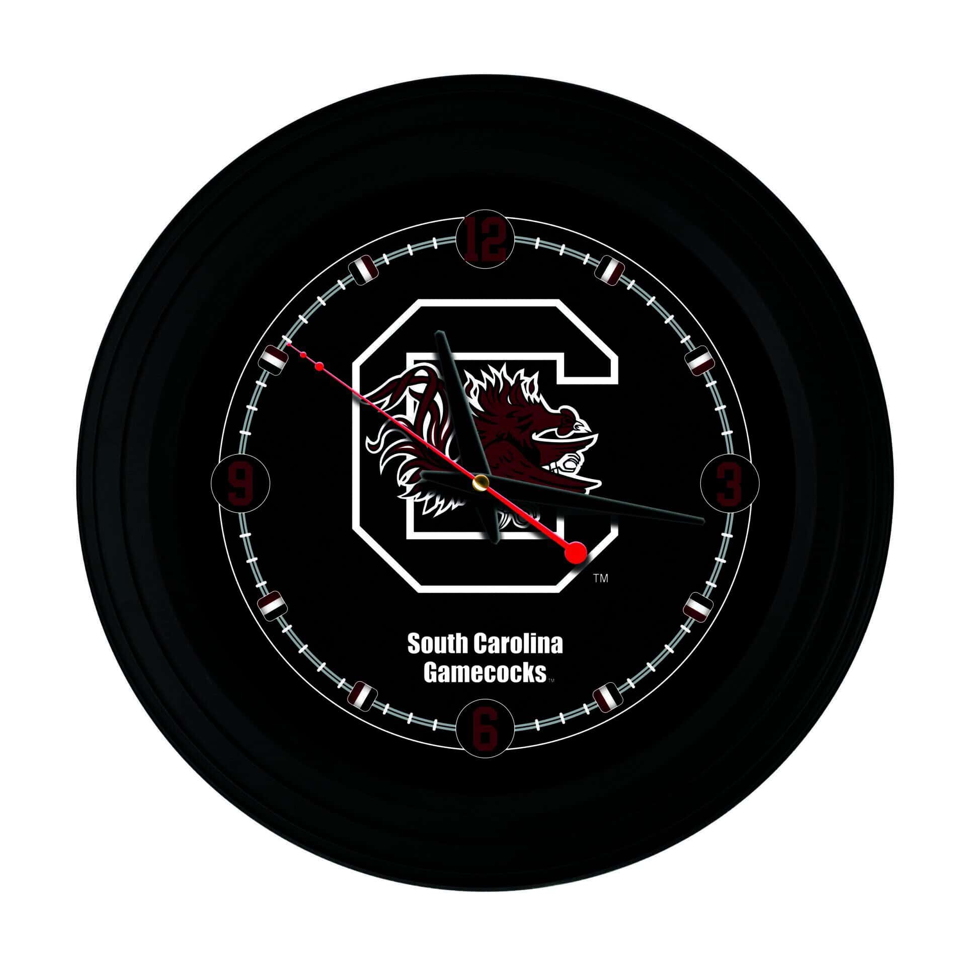 University of South Carolina 15-Inch Wall Clock in Black 1 University of South Carolina 15-Inch Wall Clock in Black