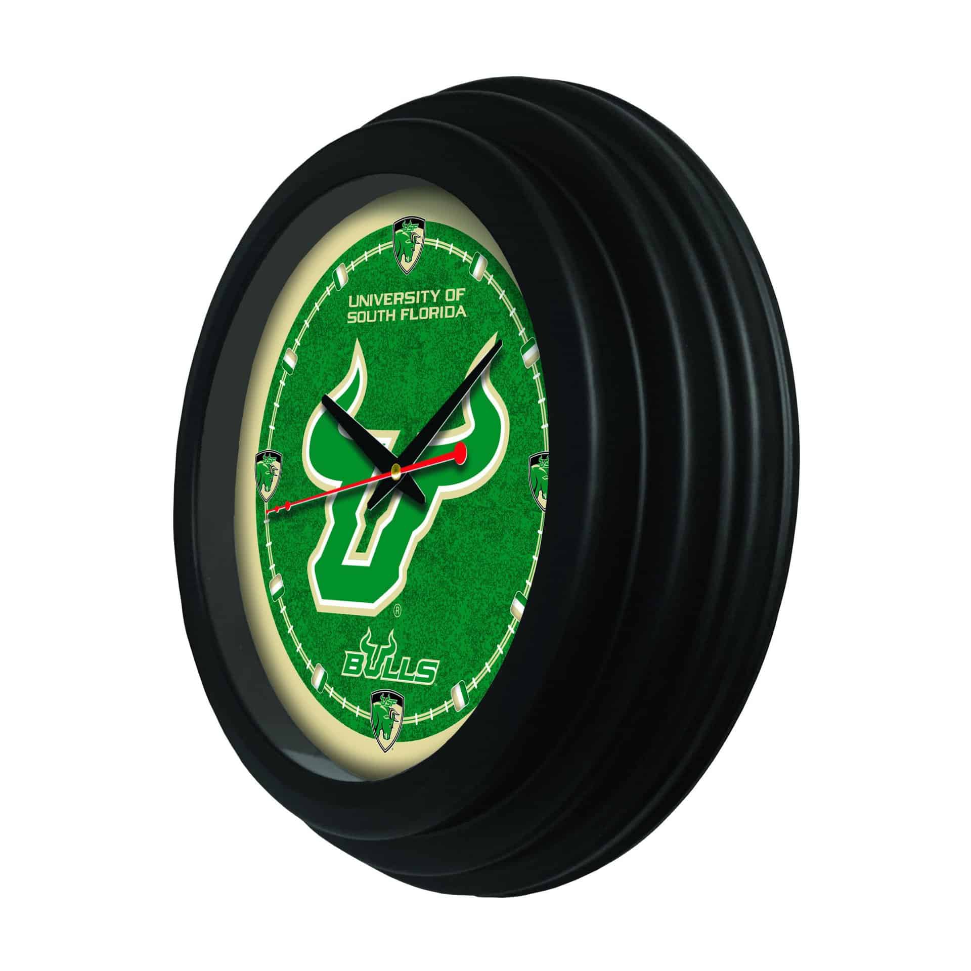 University of South Florida 15-Inch Wall Clock in Black 4 University of South Florida 15-Inch Wall Clock in Black