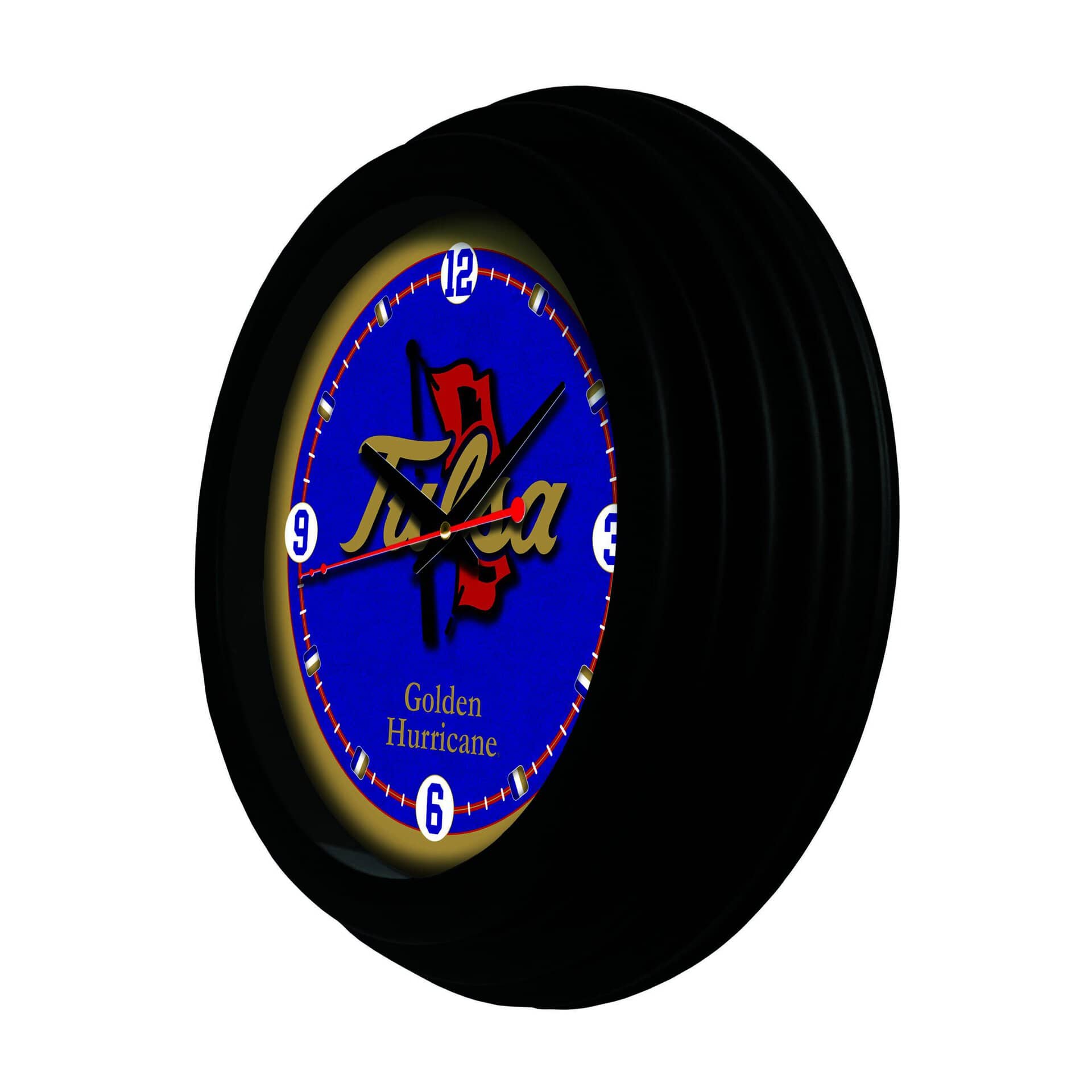 University of Tulsa 15-Inch Wall Clock in Black 4 University of Tulsa 15-Inch Wall Clock in Black