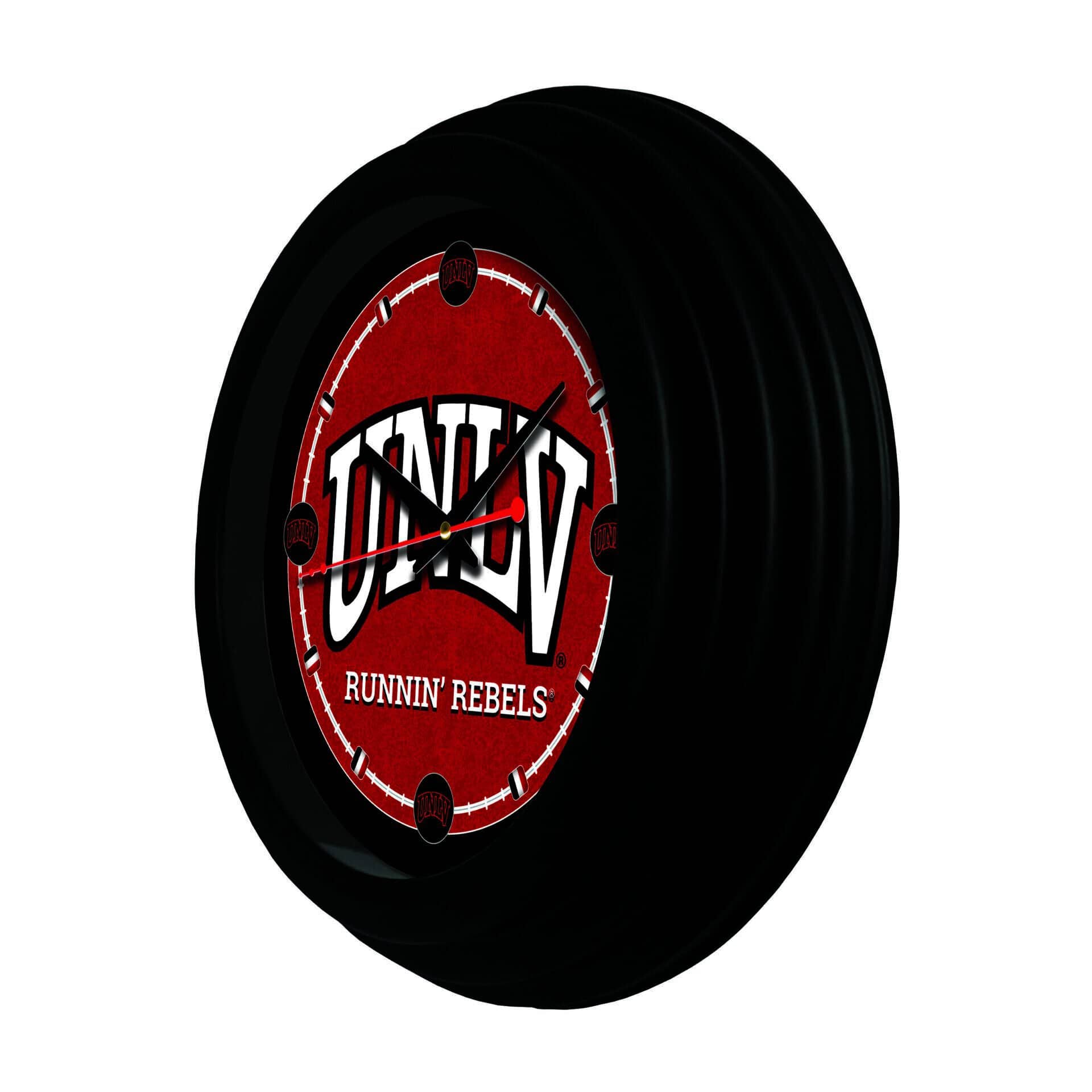 University of Nevada Las Vegas 15-Inch Wall Clock in Black 2 University of Nevada Las Vegas 15-Inch Wall Clock in Black - Image 2