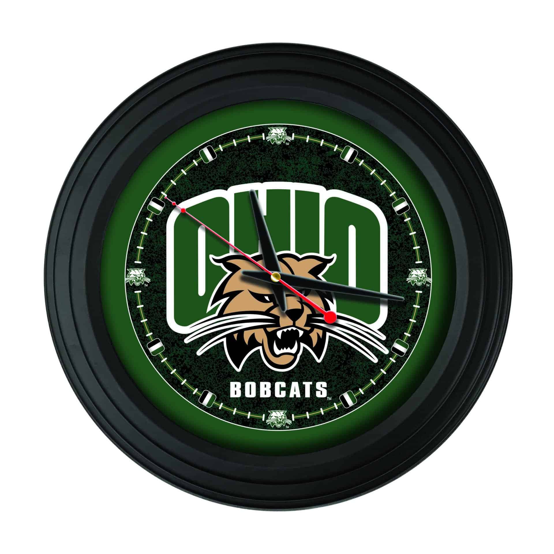 Ohio University 15-Inch Wall Clock in Black 1 Ohio University 15-Inch Wall Clock in Black