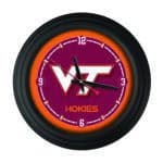 Virginia Tech University 15-Inch Wall Clock in Black