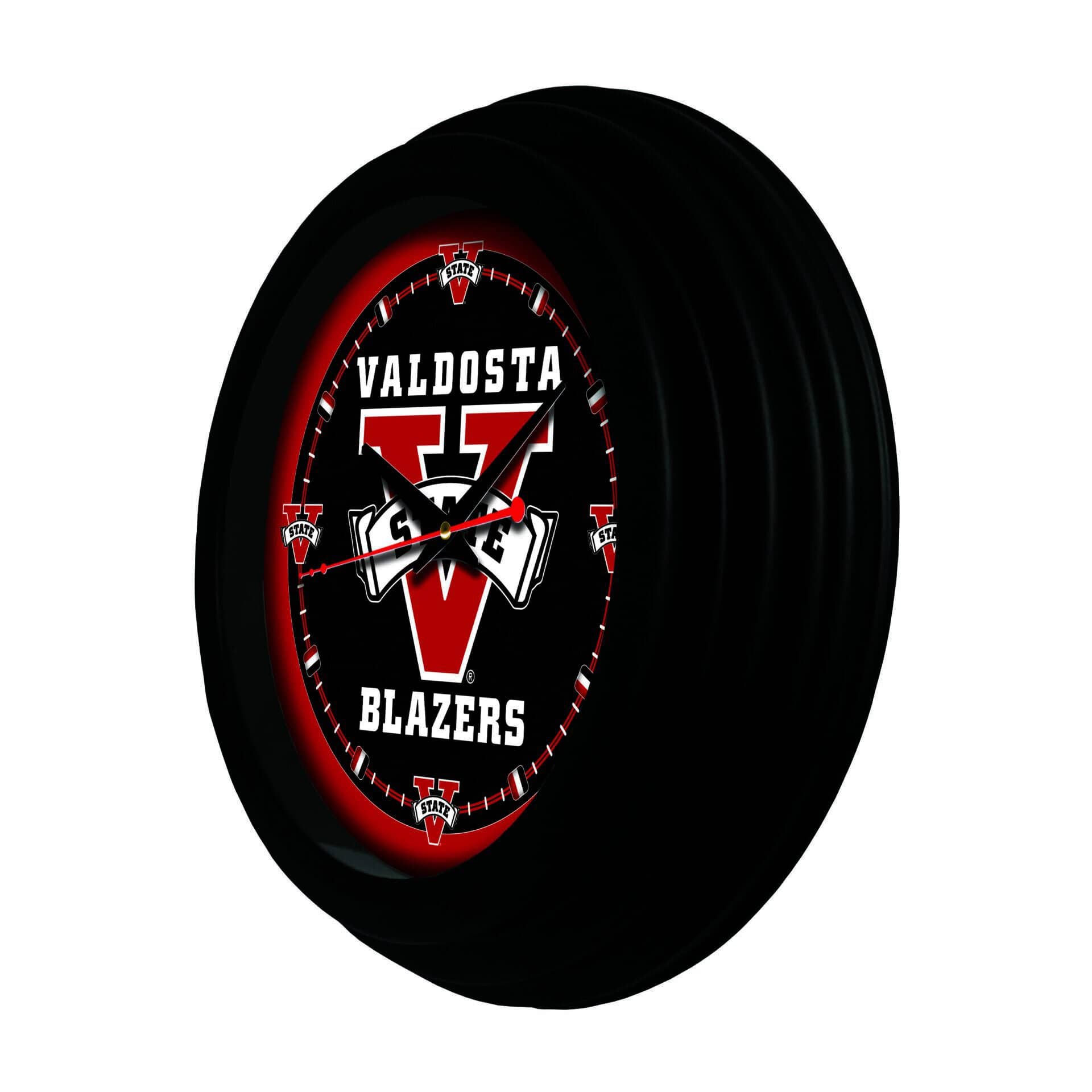 Valdosta State University 15-Inch Wall Clock in Black 2 Valdosta State University 15-Inch Wall Clock in Black - Image 2