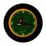 University of Vermont 15-Inch Wall Clock in Black