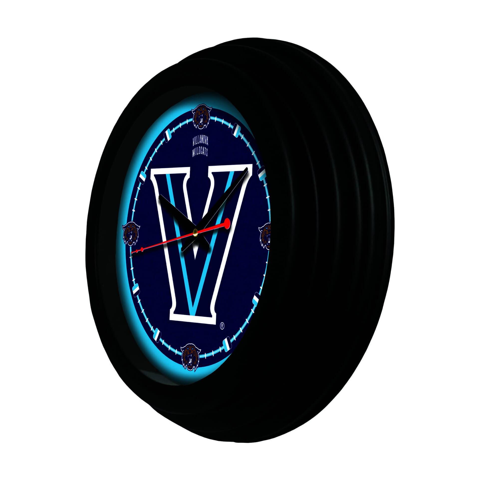 Villanova University 15-Inch Wall Clock in Black 2 Villanova University 15-Inch Wall Clock in Black - Image 2
