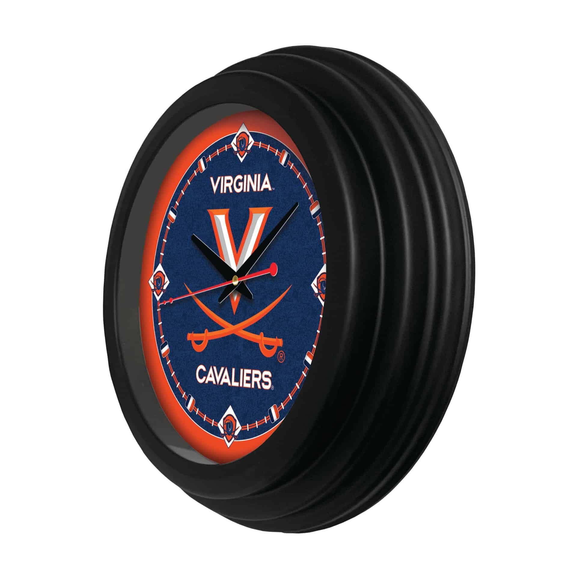 University of Virginia 15-Inch Wall Clock in Black 4 University of Virginia 15-Inch Wall Clock in Black