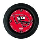 Western Kentucky University 15-Inch Wall Clock in Black 3 Western Kentucky University 15-Inch Wall Clock in Black