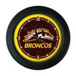 Western Michigan University 15-Inch Wall Clock in Black
