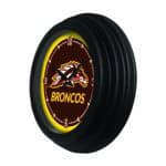 Western Michigan University 15-Inch Wall Clock in Black