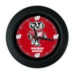 University of Wisconsin (Badger) 15-Inch Wall Clock in Black 3 University of Wisconsin (Badger) 15-Inch Wall Clock in Black