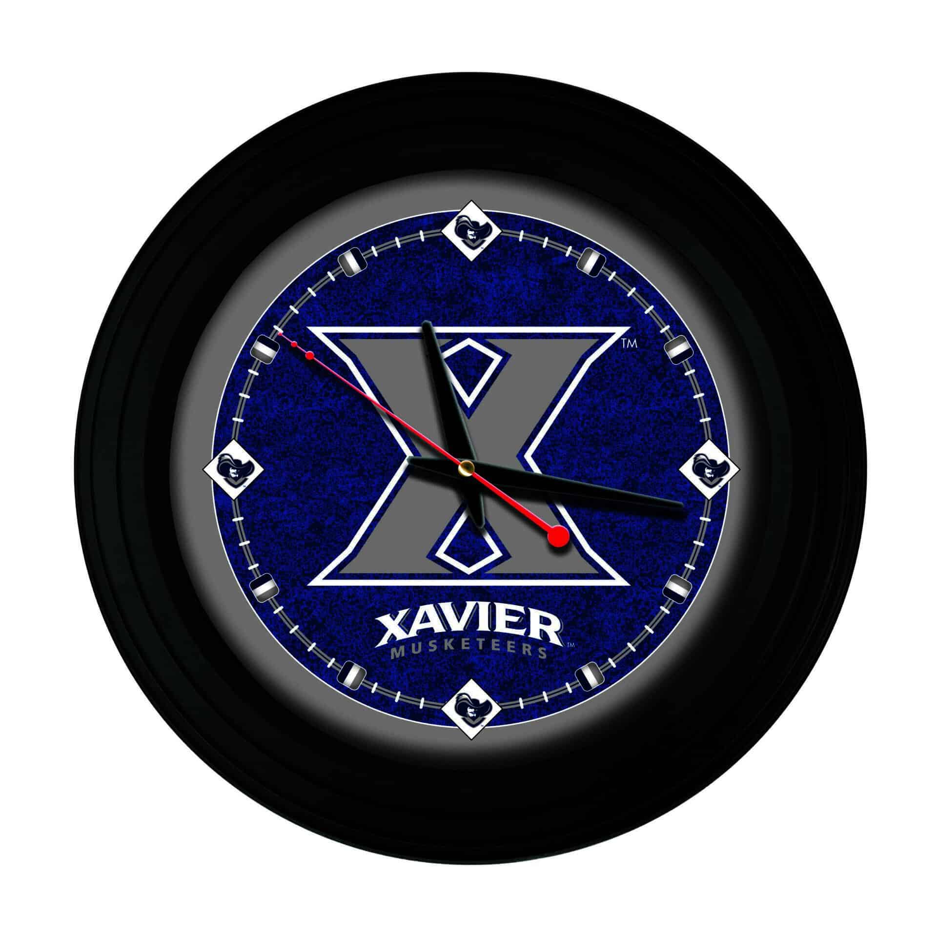 Xavier 15-Inch Wall Clock in Black 1 Xavier 15-Inch Wall Clock in Black