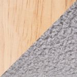Cloud Contemporary Grey Sherpa Fabric Chair with Ottoman 22 Cloud Contemporary Grey Sherpa Fabric Chair with Ottoman