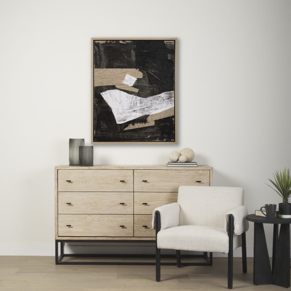 Clouds upon Fields II by Mercana Studio a Hand Embelished Textured Canvas 1