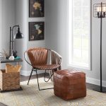 Cobbler 19-Inch Brown Leather Industrial Patchwork Square Pouf Ottoman 11 Cobbler 19-Inch Brown Leather Industrial Patchwork Square Pouf Ottoman