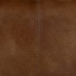 Cobbler 19-Inch Espresso Leather Patchwork Industrial Pouf Ottoman 12 Cobbler 19-Inch Espresso Leather Patchwork Industrial Pouf Ottoman