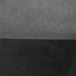 Cobbler Black Leather Grey Canvas Industrial Pouf Ottoman 19-Inch 14 Cobbler Black Leather Grey Canvas Industrial Pouf Ottoman 19-Inch