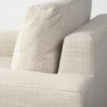 Colburne I Beige Fabric W/ Wood and Iron Frame Accent Chair