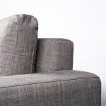 Colburne II 95" Gray Upholstered Three Seater Sofa