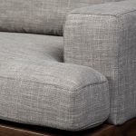 Colburne II 95" Gray Upholstered Three Seater Sofa