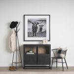 Colin 21.3L x 21.3W x 30.3H Black Metal Dining Chair