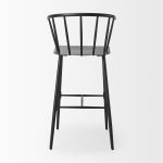 Colin Black Metal Bar Stool