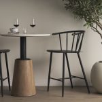 Colin Black Metal Counter Stool