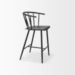 Colin Black Metal Counter Stool