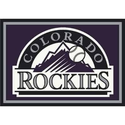 Colorado Rockies 6x8 Spirit Rug Officially Licensed MLB Area Rug