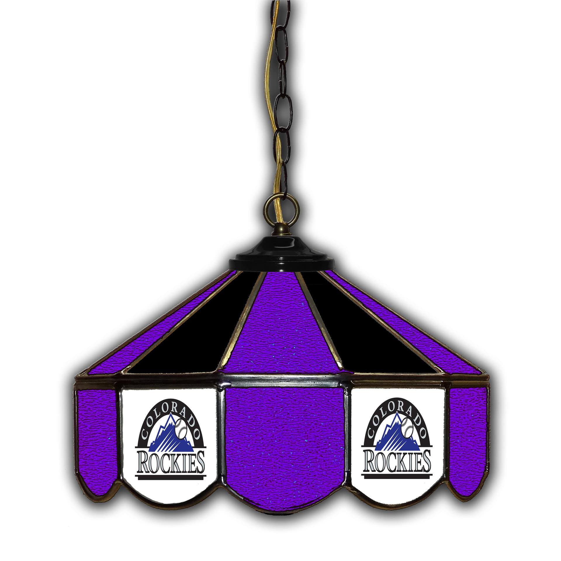Colorado Rockies Stained Glass 14 Inch Pub Light 1 Colorado Rockies Stained Glass 14 Inch Pub Light