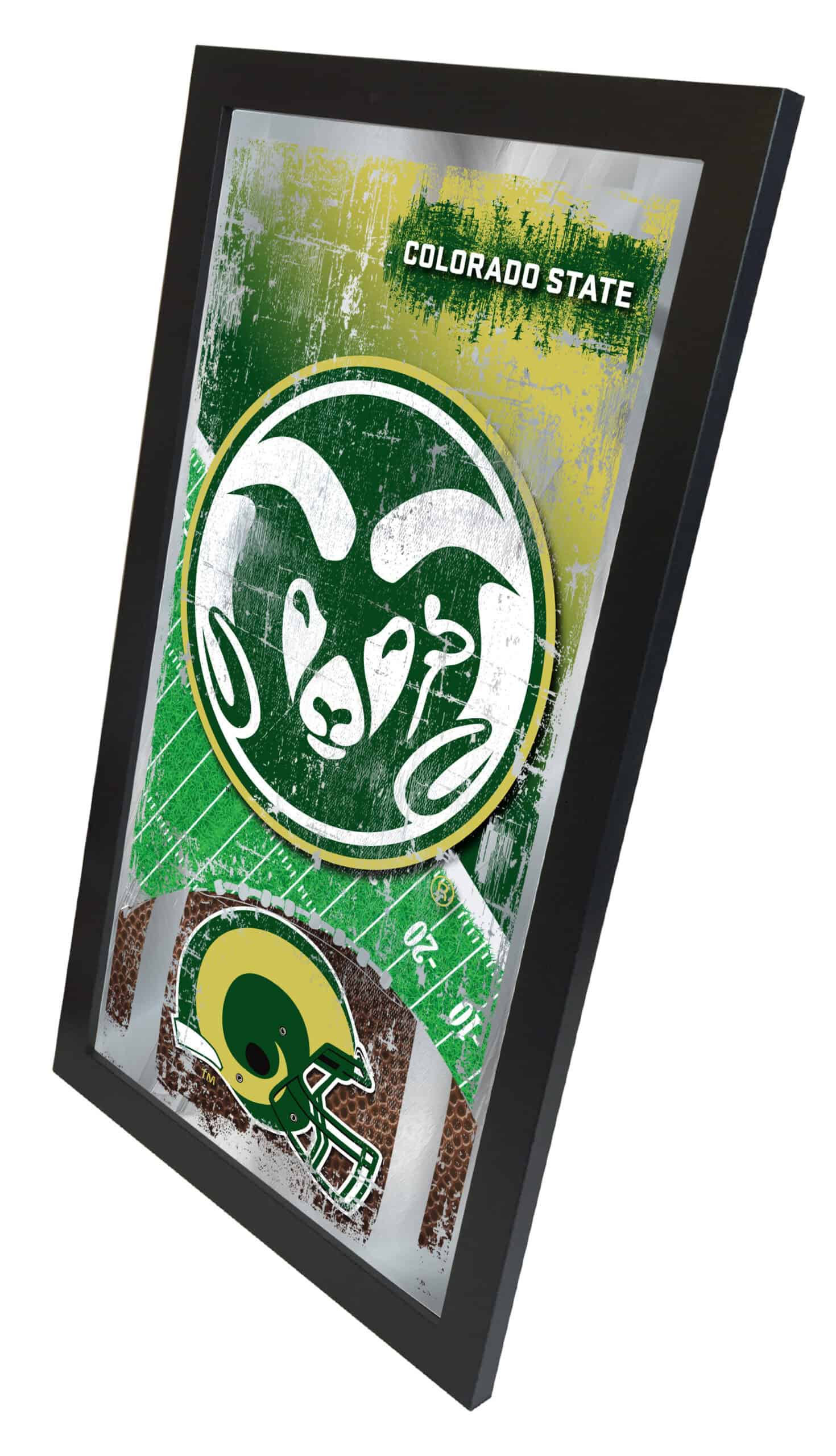 Colorado State University 15x26 Football Wall Mirror 5 Colorado State University 15x26 Football Wall Mirror