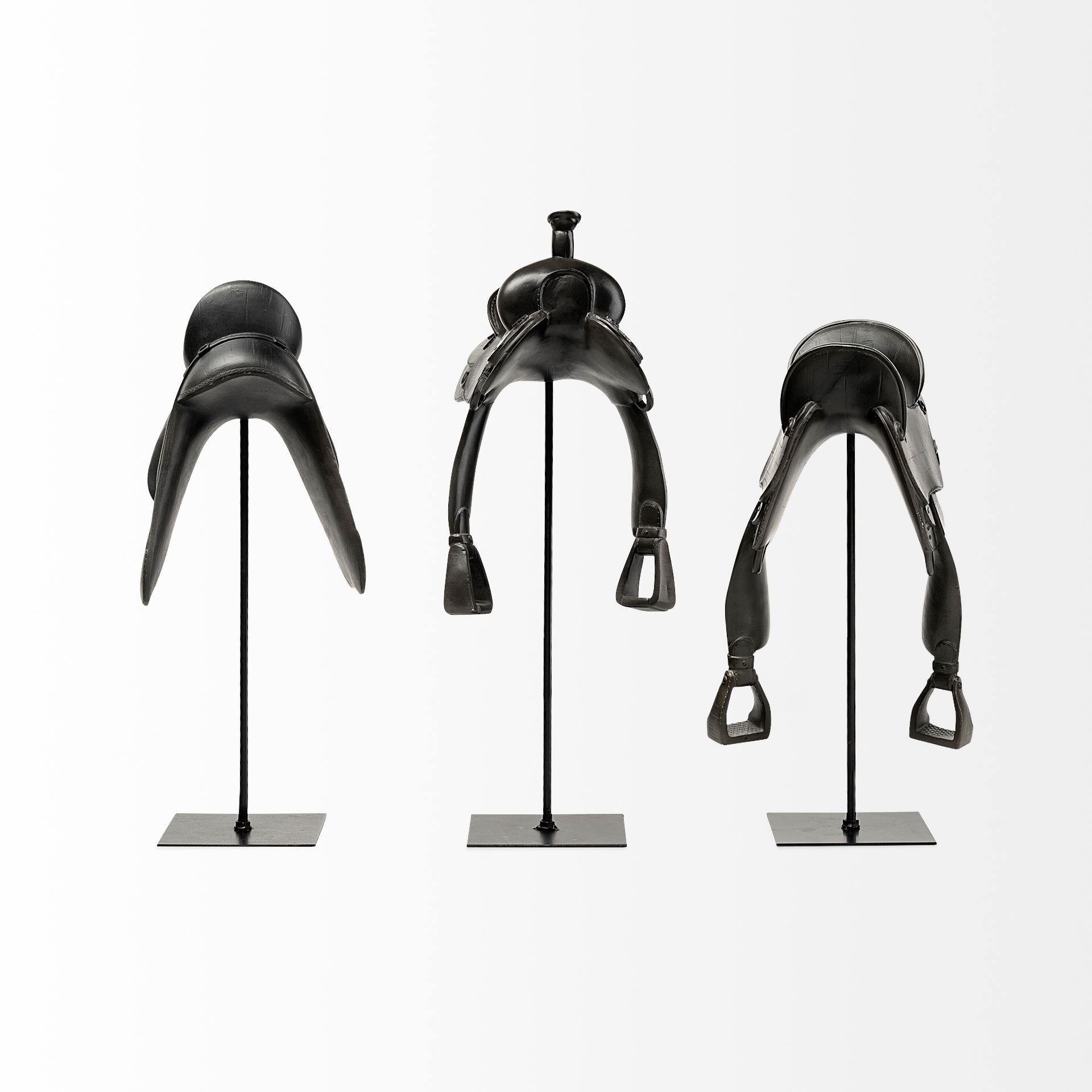 Colt I 9L x 8W Black Equestrian-Inspired Western Horse Saddle 3 Colt I 9L x 8W Black Equestrian-Inspired Western Horse Saddle - Image 3