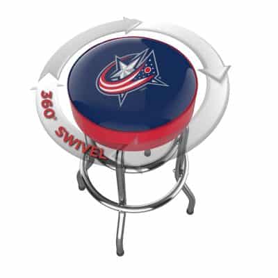 Columbus Blue Jackets Chrome Bar Stool