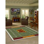 Commanders 8x11 Homefield Football Field Premium Nylon Area Rug