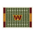 Commanders 8x11 Homefield Football Field Premium Nylon Area Rug