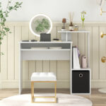 Compact Computer Desk with Keyboard Tray and Storage Solutions 23 Compact Computer Desk with Keyboard Tray and Storage Solutions