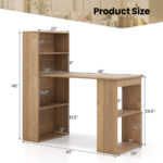 Compact Computer Desk with Shelves and Storage for Home Office 39 Compact Computer Desk with Shelves and Storage for Home Office
