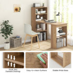 Compact Computer Desk with Shelves and Storage for Home Office 42 Compact Computer Desk with Shelves and Storage for Home Office