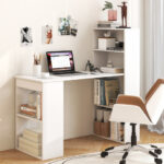 Compact Computer Desk with Shelves and Storage for Home Office 30 Compact Computer Desk with Shelves and Storage for Home Office
