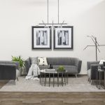 Connor II 84" Black Metal Glass Globe Three Light Floor Lamp