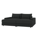 Conradus Black Chenille Oversized Modern Deep Seating Sofa 7 Conradus Black Chenille Oversized Modern Deep Seating Sofa